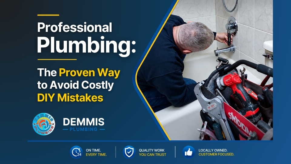 Text: Professional Plumbing drain cleaning service in Orland Park IL